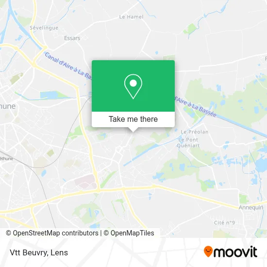 Vtt Beuvry map