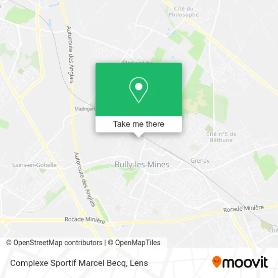 Complexe Sportif Marcel Becq map