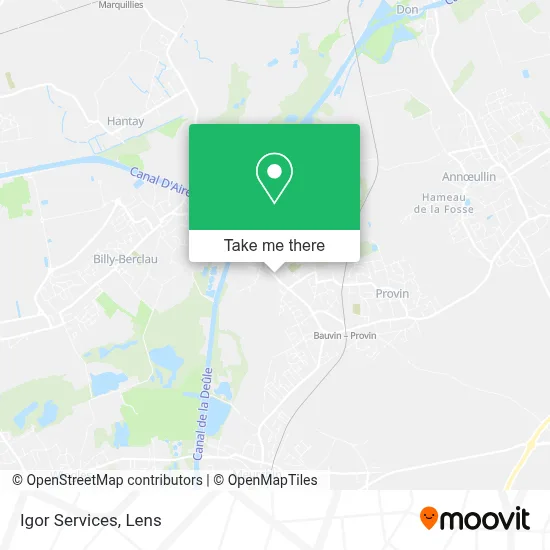 Igor Services map