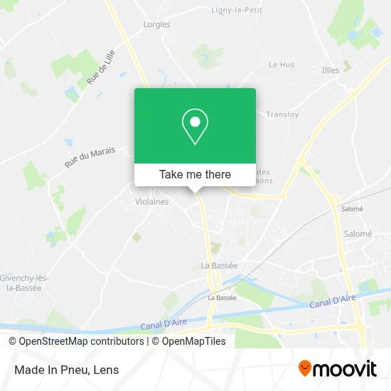 Made In Pneu map