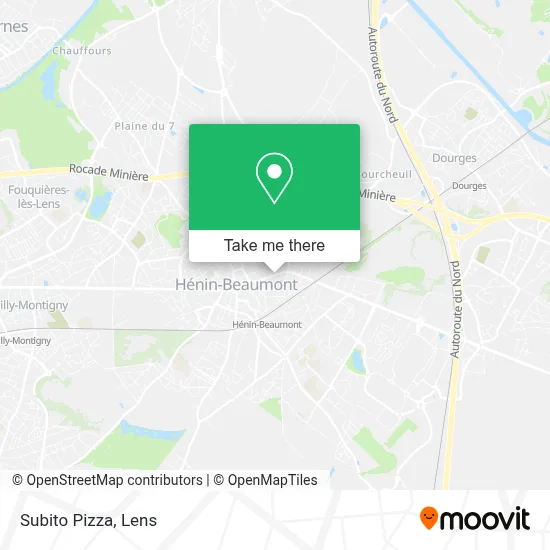 Subito Pizza map