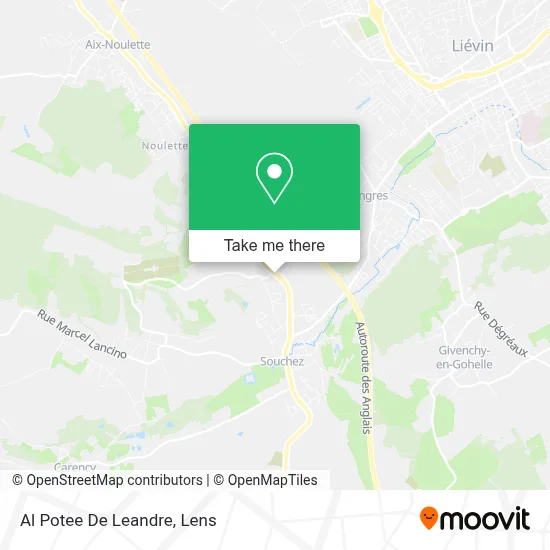 Al Potee De Leandre map