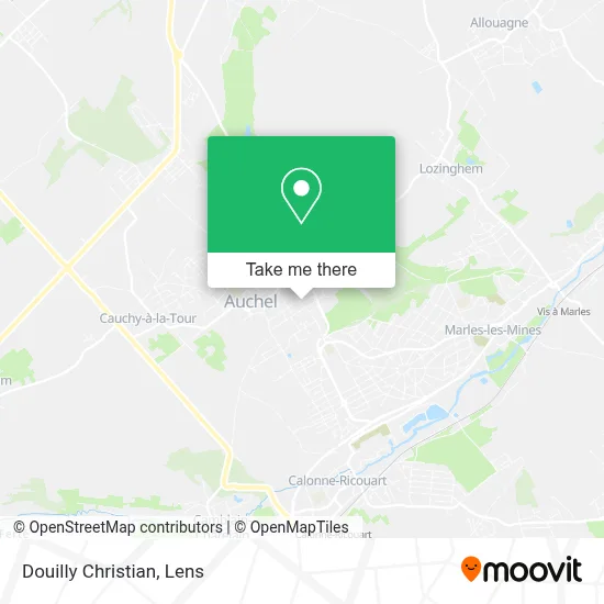 Douilly Christian map