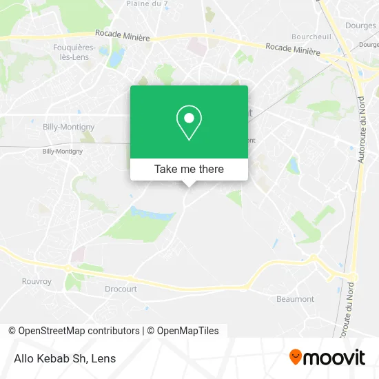 Allo Kebab Sh map