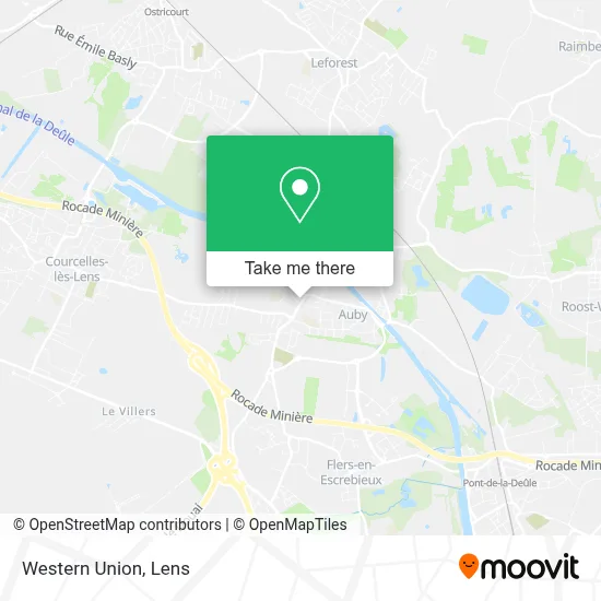 Western Union map