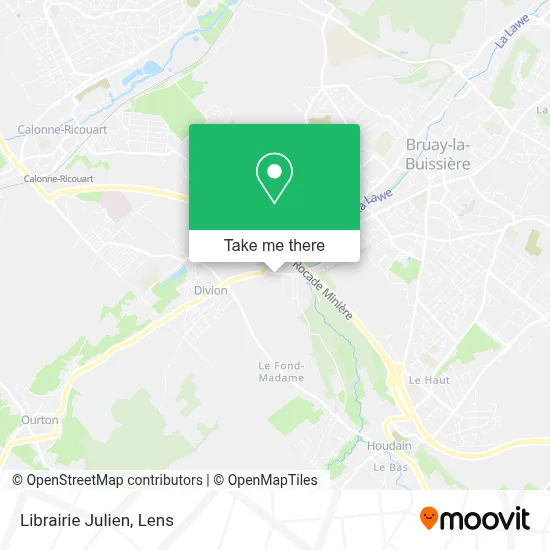 Librairie Julien map