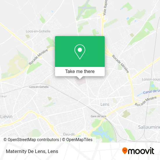 Maternity De Lens map