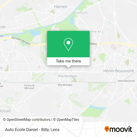 Auto Ecole Daniel - Billy map