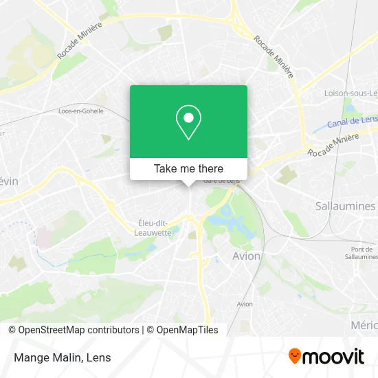 Mange Malin map