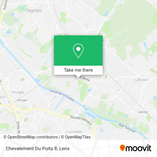 Chevalement Du Puits 8 map
