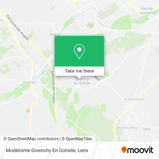 Modélisme Givenchy En Gohelle map