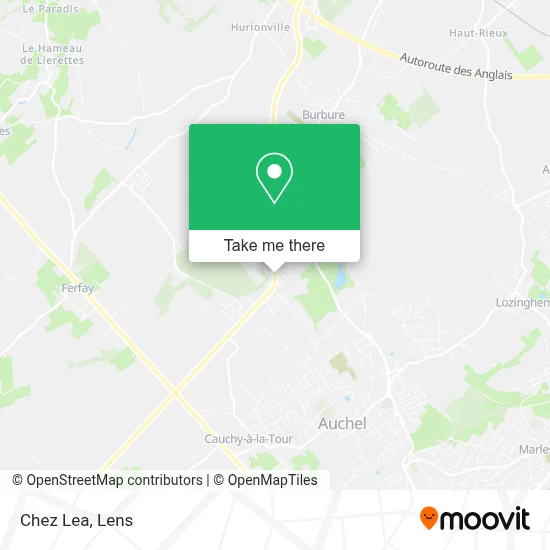 Chez Lea map