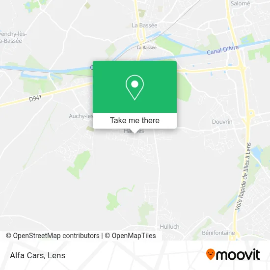 Alfa Cars map