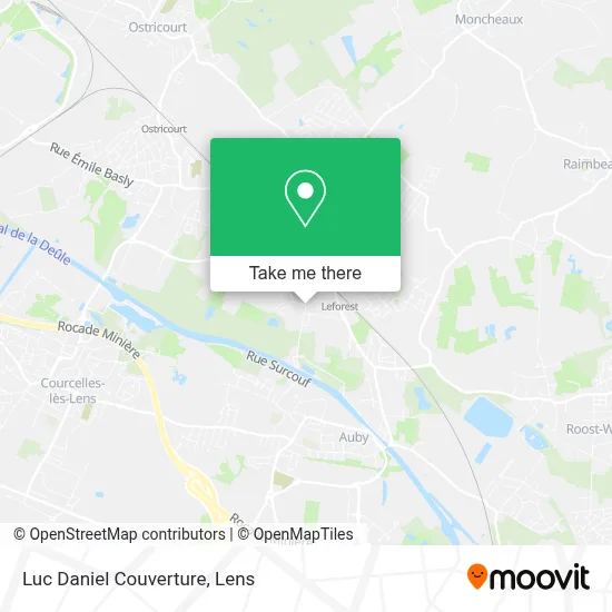 Luc Daniel Couverture map