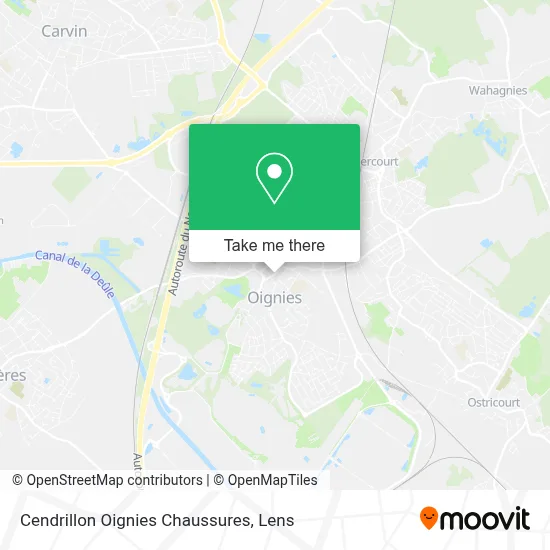 Cendrillon Oignies Chaussures map