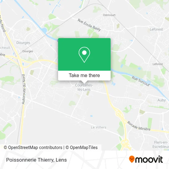 Poissonnerie Thierry map