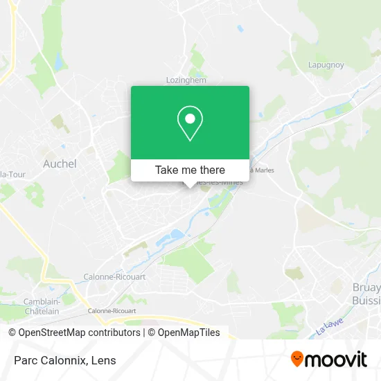Parc Calonnix map