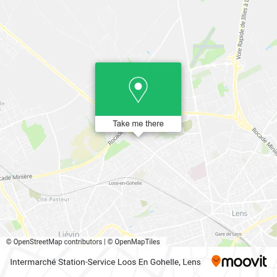Intermarché Station-Service Loos En Gohelle map