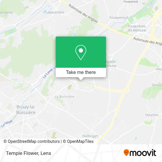 Temple Flower map