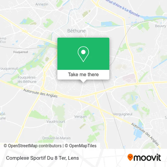 Complexe Sportif Du 8 Ter map