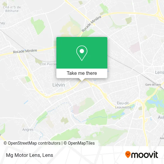Mg Motor Lens map