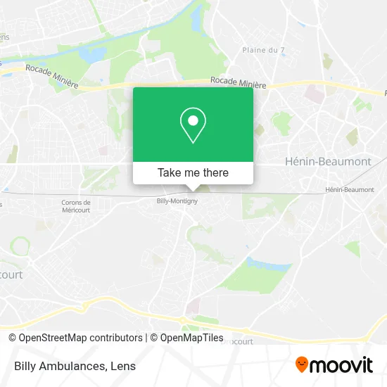 Billy Ambulances map