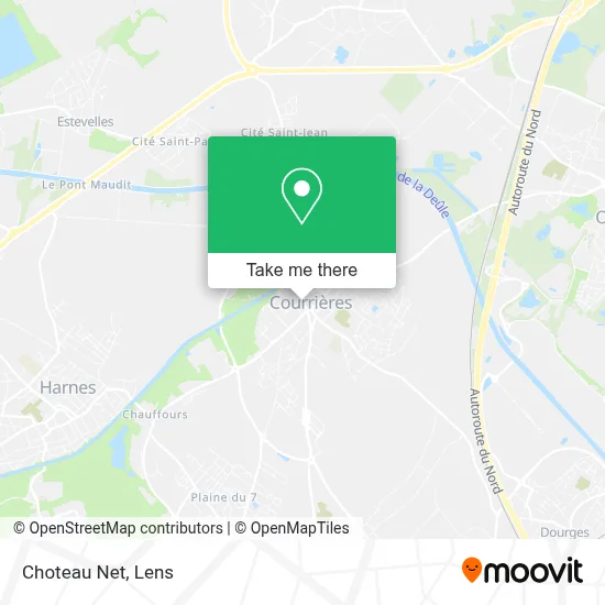Choteau Net map