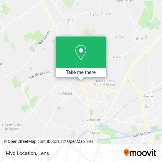 Mvd Location map