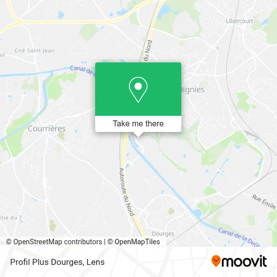 Profil Plus Dourges map
