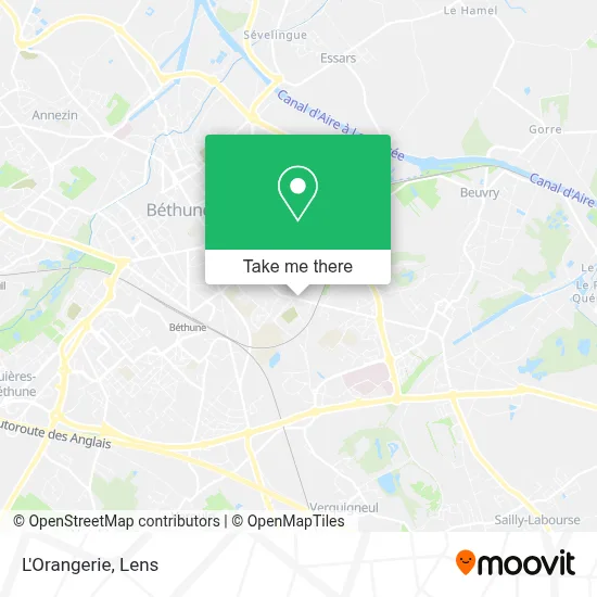 L'Orangerie map