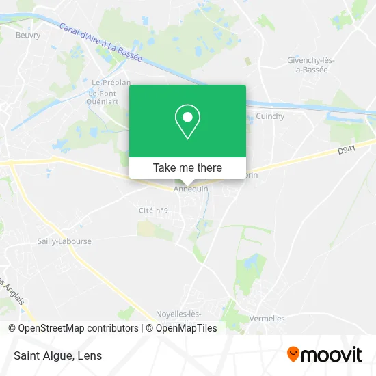 Saint Algue map