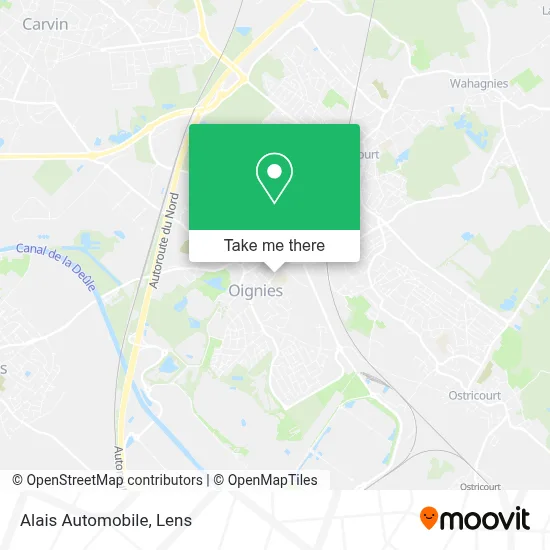 Alais Automobile map