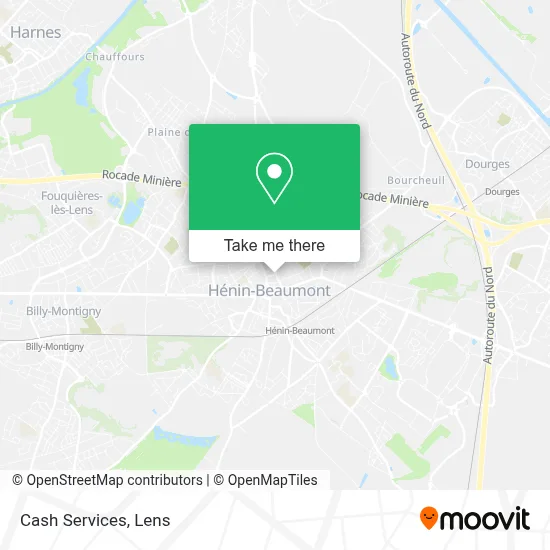 Cash Services map
