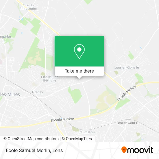 Ecole Samuel Merlin map