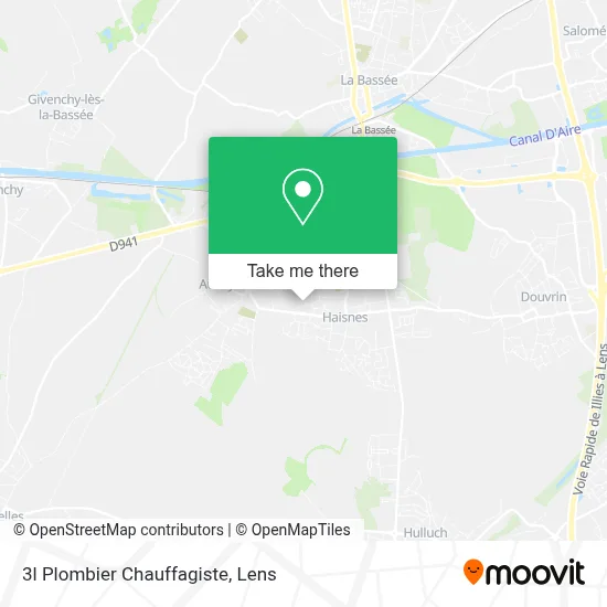 3l Plombier Chauffagiste map