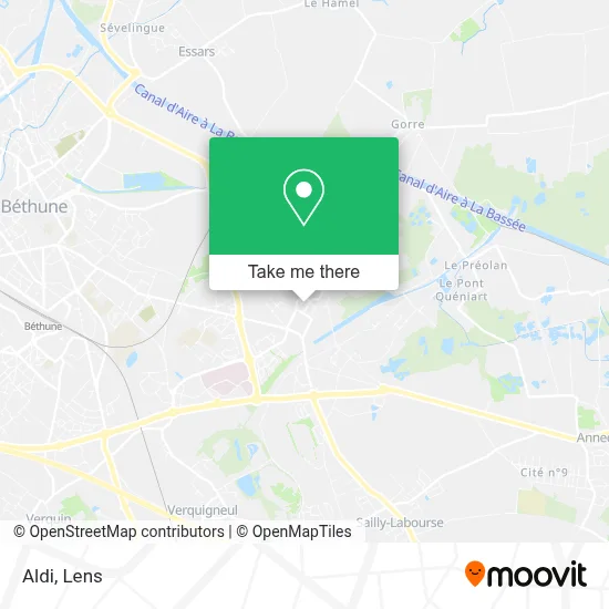 Aldi map