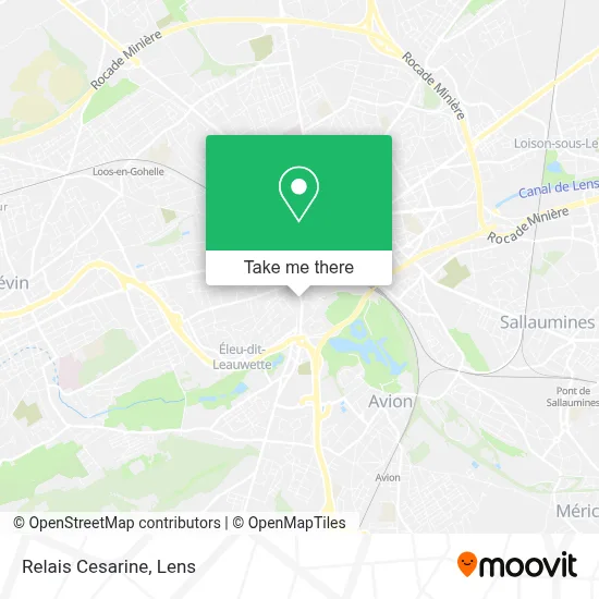 Relais Cesarine map