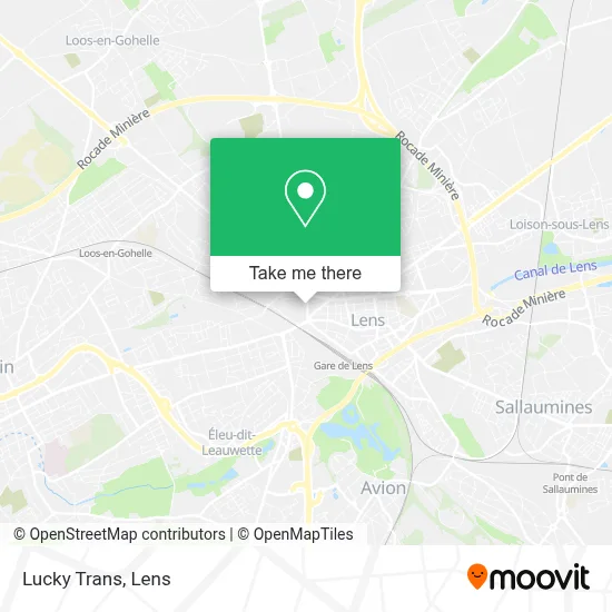 Lucky Trans map