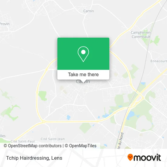 Tchip Coiffure map