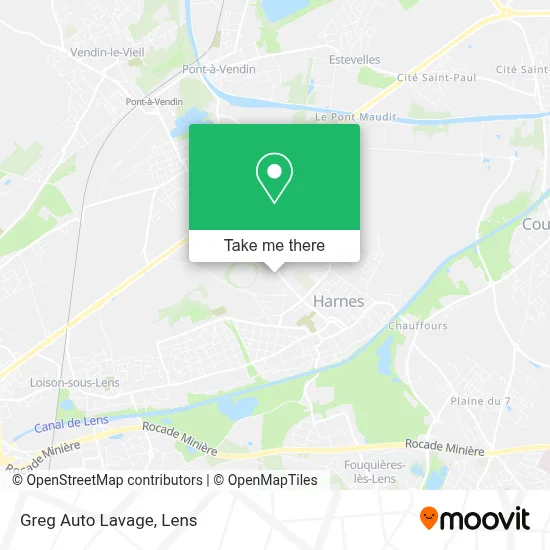 Greg Auto Lavage map