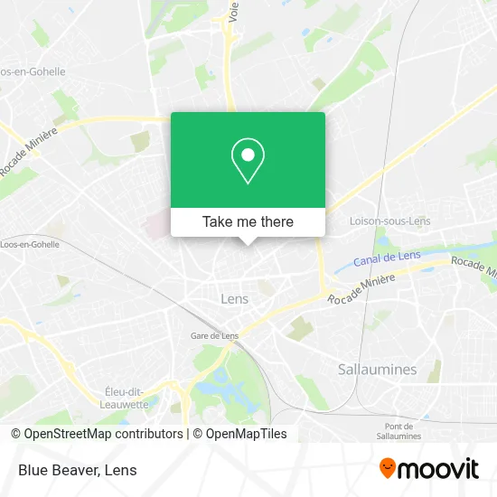 Blue Beaver map