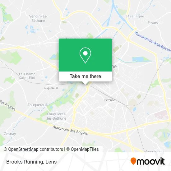 Brooks Running map