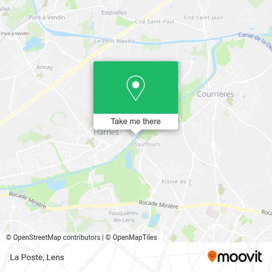 La Poste map