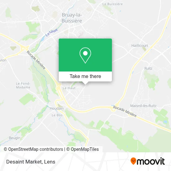Desaint Market map