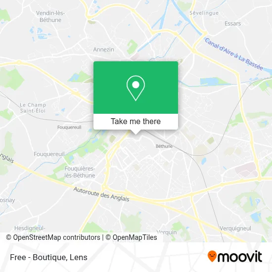 Free - Boutique map