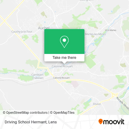 Driving School Hermant map