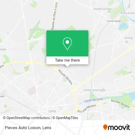 Pieces Auto Loison map