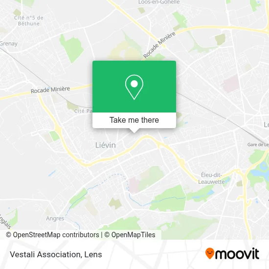 Vestali Association map