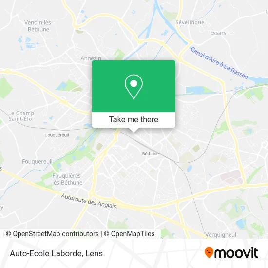 Auto-Ecole Laborde map