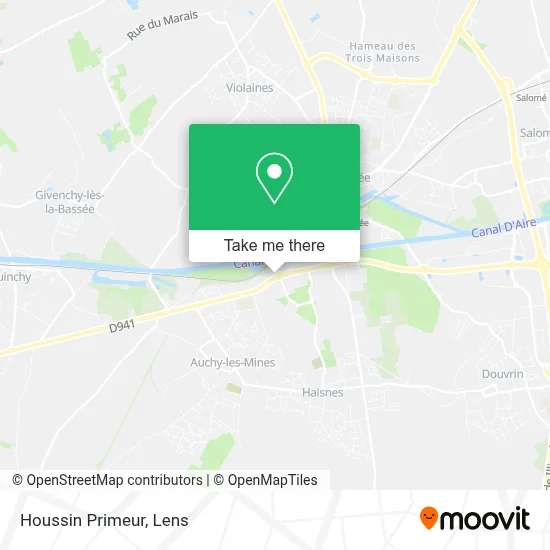 Houssin Primeur map